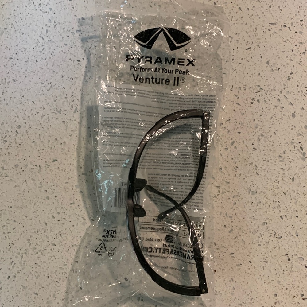 Pyramex Venture ll safety glasses brand new in packaging not open, $25